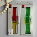 ست بند اپل واچ و گارد ژله ای رنگی (کدw5025)