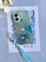 قاب نیلوفر آبی با آویز (کدC2123)