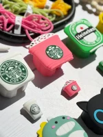 محافظ آداپتور 20 وات عروسکی سیلیکونی (4 تکه) (کدa0162) - تصویر 2