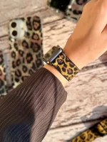 بند اپل واچ کشی طرح پلنگی (کدw5073) - تصویر 5
