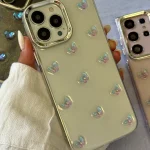 قاب پروانه رنگی زمینه شاینی (کدC2108)