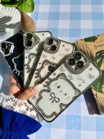 قاب Hello Kitty نگینی (کدC2122) - تصویر 5