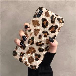 قاب موبایل آیفون آیس پلنگی قهوه ای